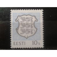 Эстония 1993 Стандарт, герб 10s**