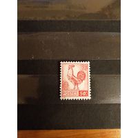 1944 Франция чистая оригинальный клей MNH** фауна птицы Гальский петух герб (1-л1
