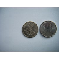 Багамские острова 5 центов 1969г.