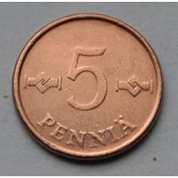 Финляндия, 5 пенни 1963 г.