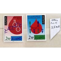 Аландские острова:  2м/c открытия и изобретения, EUROPA 1994г (3,5 МЕ)