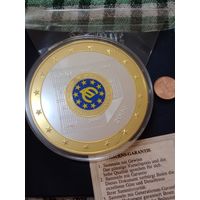Медаль настольная Гигант евро 2009