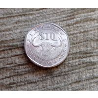 Werty71 Зимбабве 10 долларов 2003