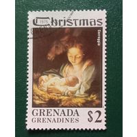 Гренада Гренадины 1975 Богородица с Младенцем. Рождество