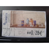 Испания 2003 Автоматная марка Натюрморт с лекарствами 0,28 евро Михель-2,0 евро гаш