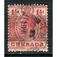 Британские колонии - Гренада - 1921/1931 - Георг VI 1 1/2P - [Mi.87] - 1 марка. Гашеная.  (Лот 49EW)-T25P3