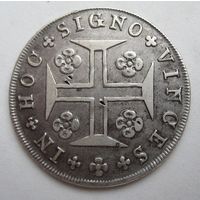 Португалия 400 реалов 1809 (рейс),  серебро  .31-375