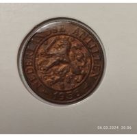 Нидерландские Антильские острова 2,5 цента, 1956