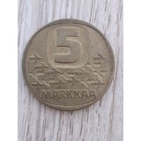 5 марок 1986, Финляндия