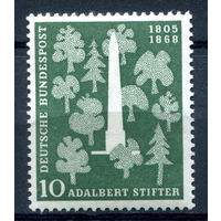Германия (ФРГ) - 1955г. - Адальберт Штифтер, австрийский писатель, художник - полная серия, MNH [Mi 220] - 1 марка