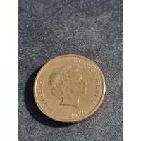 Соломоновы острова 1 доллар 2012 Unc