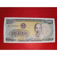 Вьетнам 1000 донг 1988 UNC