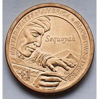 США 1 доллар 2017 г. Секвойя. Сакагавея