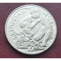 Сьерра-Леоне 1 доллар, 2010 Обезьяны - Орангутан
