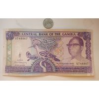 Werty71 Гамбия 50 даласи 1989 - 1995 банкнота