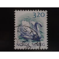 Норвегия 1990 лебедь