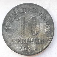 Германия 10 пфеннигов, 1920 (3-3-41)