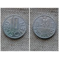 Австрия  10 грошей 1970