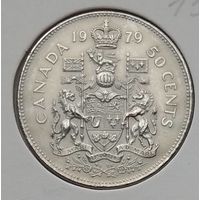 Канада 50 центов 1979 г. В холдере
