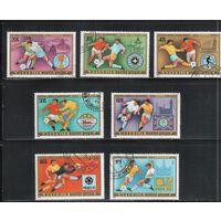 Монголия-1978(Мих.1148-1154) , гаш. , Спорт,  Футбол,ЧМ по футболу (полная серия)