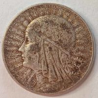 5 злотых 1933. С рубля. Красивая монета в родной патине.