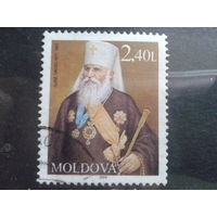 Молдова 1999 Митрополит Михель-2,8 евро гаш