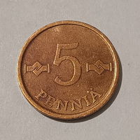 5 пенни 1966 Финляндия