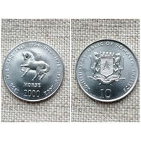 Сомали  10 шиллингов 2000 /Китайский гороскоп - год лошади //FA