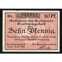 GERMANY/Германия_Stadtlengsfeld_10 Pfennig_01.07.1917_Mehl#_UNC