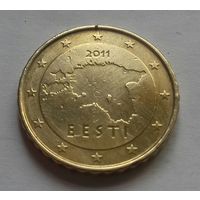 10 евроцентов, Эстония 2011 г., AU