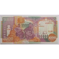 Сомали 1000 шиллингов 1996 г Unc