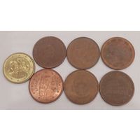 7 монет по 10 и центов без Германии и без повторений. Другие лоты