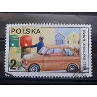 Польша, 1980, Выемка почты, автомобиль