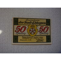 Германия 50 пфенингов нотгельд 1921 г.