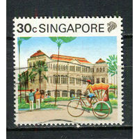 Сингапур - 1990/1991 - Туризм 30С - [Mi.602A] - 1 марка. Гашеная.  (Лот 95FB)-T25P10