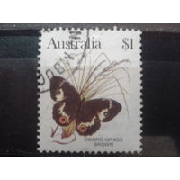Австралия 1983 Бабочка, концевая марка