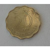 20 центов Гонконг 1998 г.в.