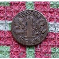 Эстония 1 цент 1929 года