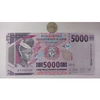 Werty71 Гвинея 5000 франков 2015 UNC банкнота
