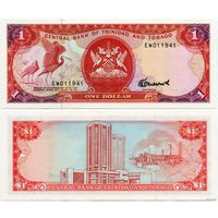 Тринидад и Тобаго. 1 доллар (образца 1985 года, P36c, UNC)