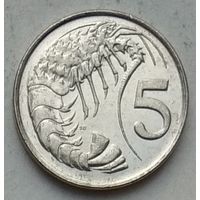 Каймановы острова 5 центов 1999 г.