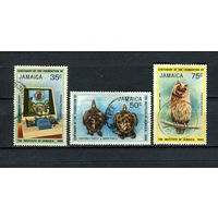 Ямайка - 1980 - Фауна, искусство - 3 марки. Гашеные.  (Лот 34Do)