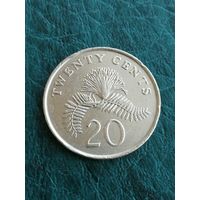 Сингапур 20 центов, 1985