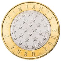Словения 3 евро 2008-2015г. 8 монет одним лотом