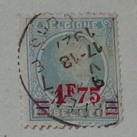 Король Альберт I. Бельгия. Дата выпуска:1927-06-25