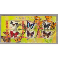 Бабочки Насекомые Фауна Конго 2013 лот 2034