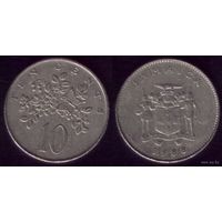 10 центов 1988 год Ямайка