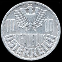 Австрия 10 грошей 1977 г. КМ 2878 (1-1)