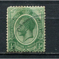 Британские колонии - Южно-Африканский союз - 1913/1924 - Король Георг V 1/2P - [Mi.2Aa] - 1 марка. Гашеная.  (Лот 19EO)-T7P1
