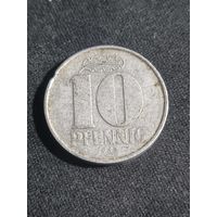ГДР 10 пфеннигов 1968
